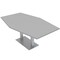 Skutchi Designs 45.25 in W, 71.5 in L, 29 in H, Engineered Wood Top, Grey HAR-HEX.IR-46x72-DOU-XD01 - alternate 1